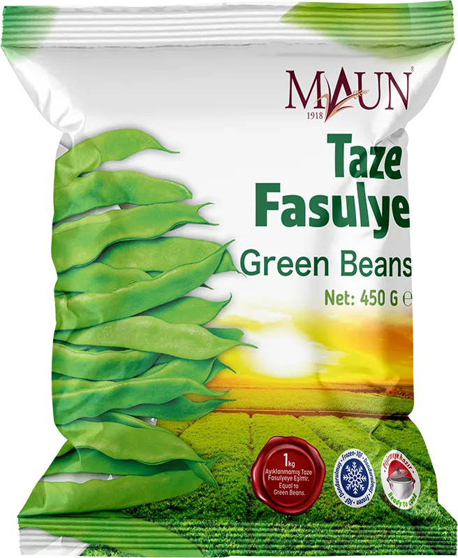 Maun dondurulmuş taze fasulye