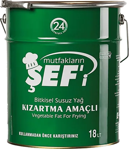 Mutfakların Şefi 18 litre kızartma yağı
